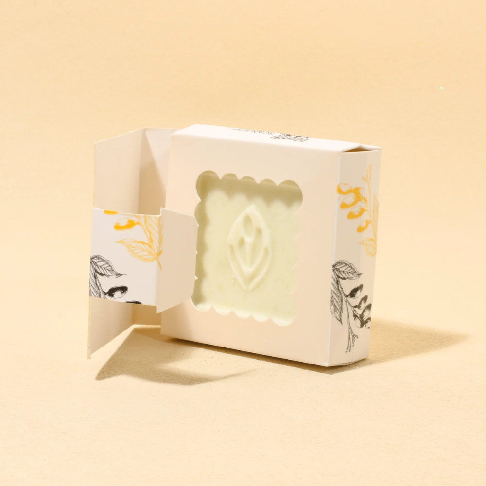 Cleansing & Moisturizing Body Butter Bar - Revitalizing White Moss 95g | Pili Ani