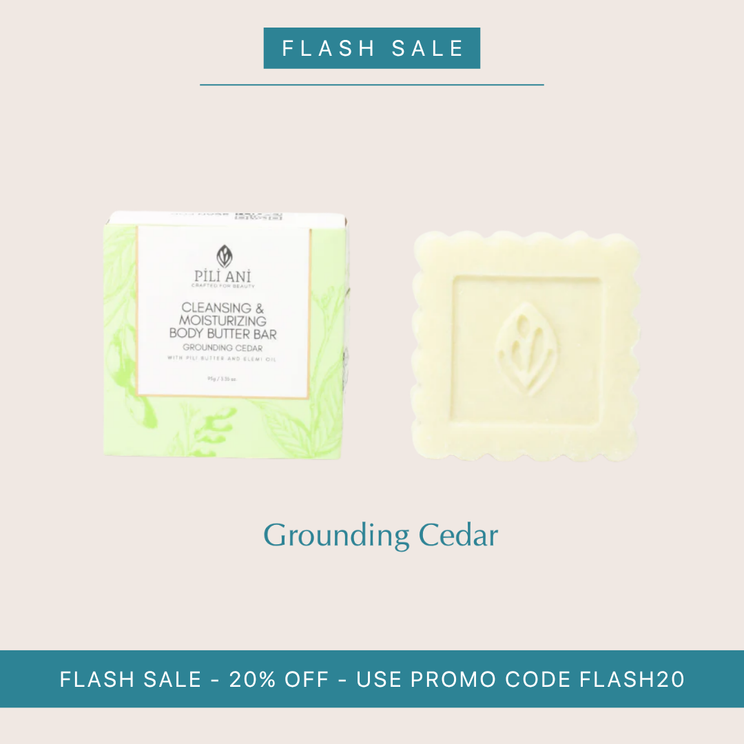 Cleansing & Moisturizing Body Butter Bar - Grounding Cedar 95g
