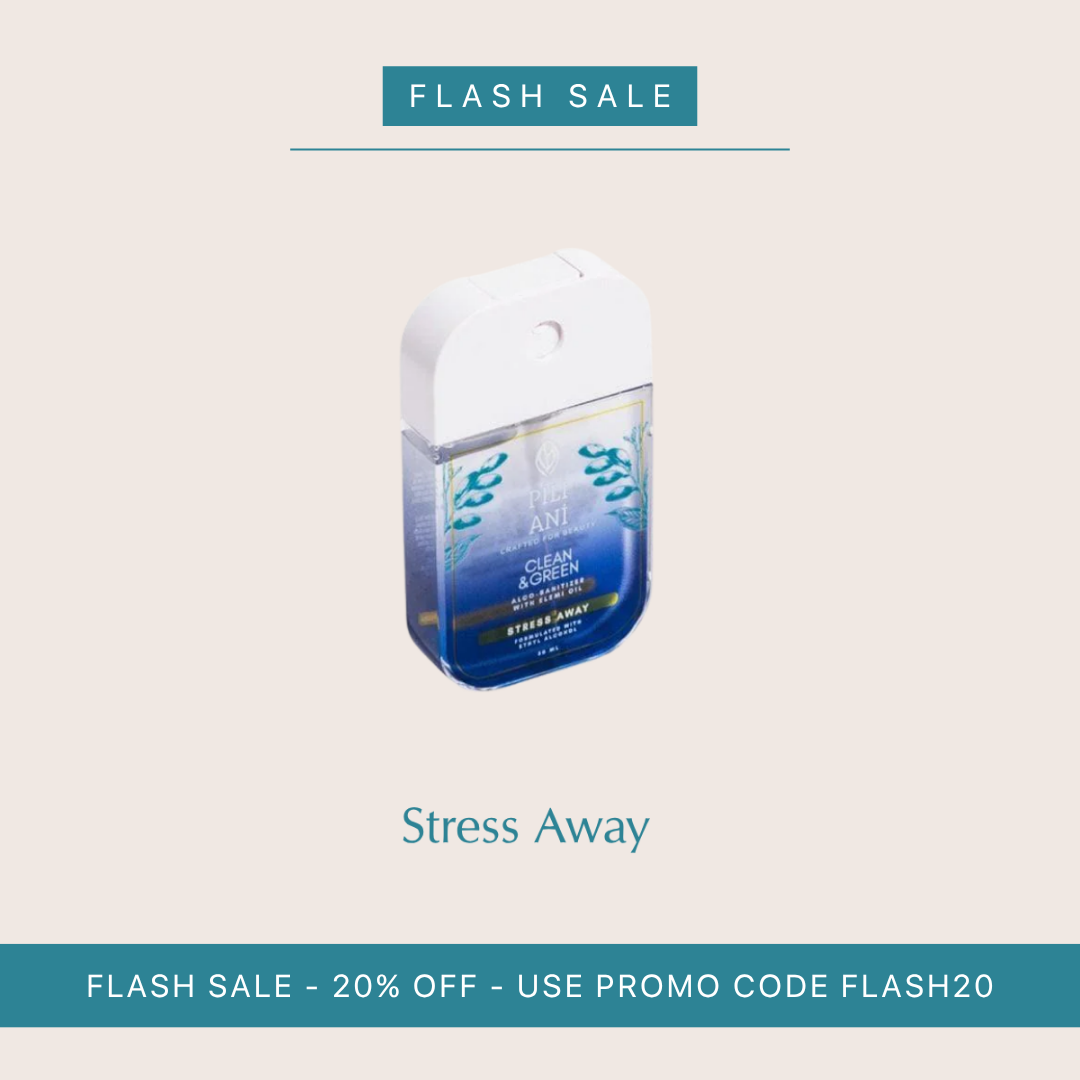 Clean & Green Alco-Sanitizer - Stress Away 50ml