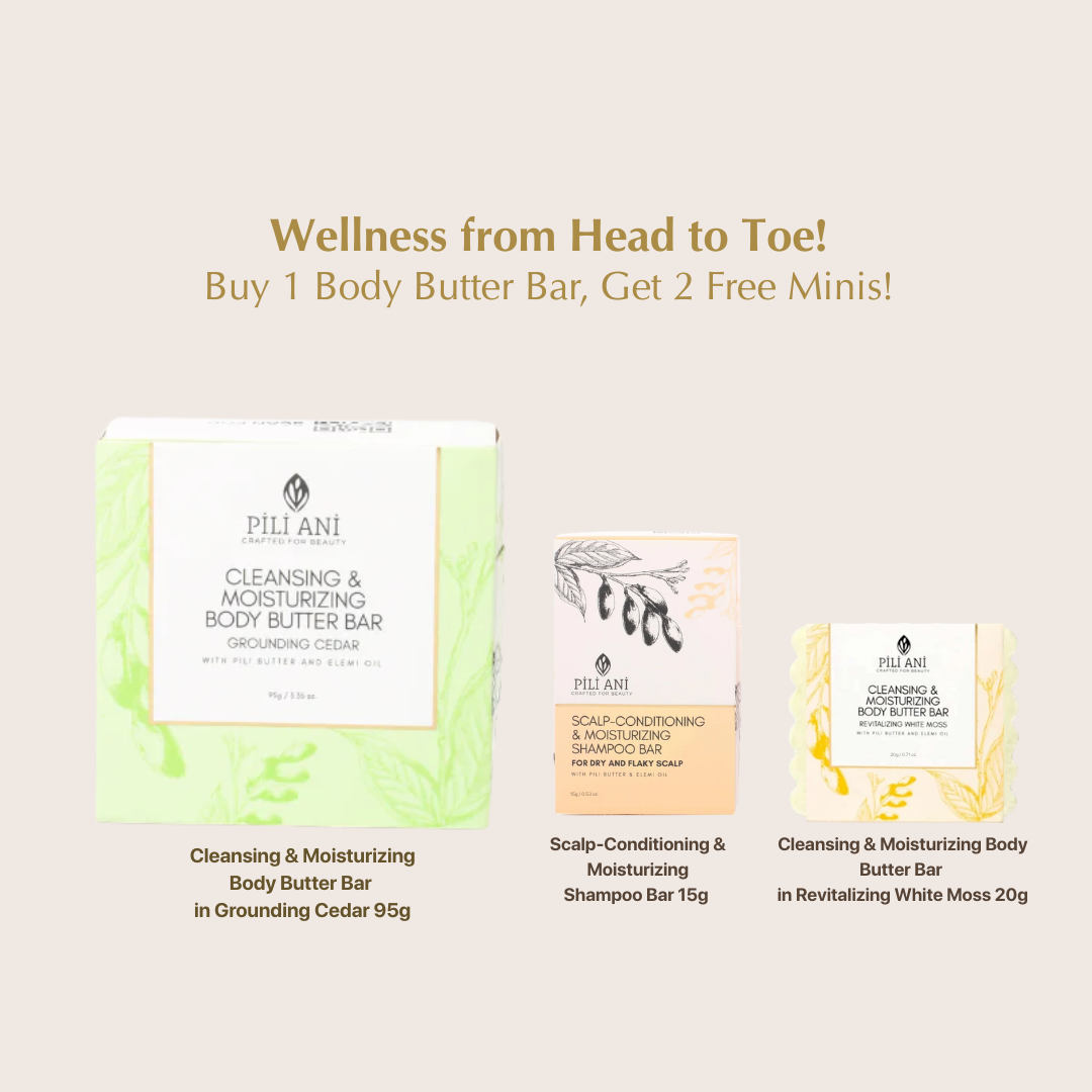 Cleansing & Moisturizing Body Butter Bar - Grounding Cedar 95g