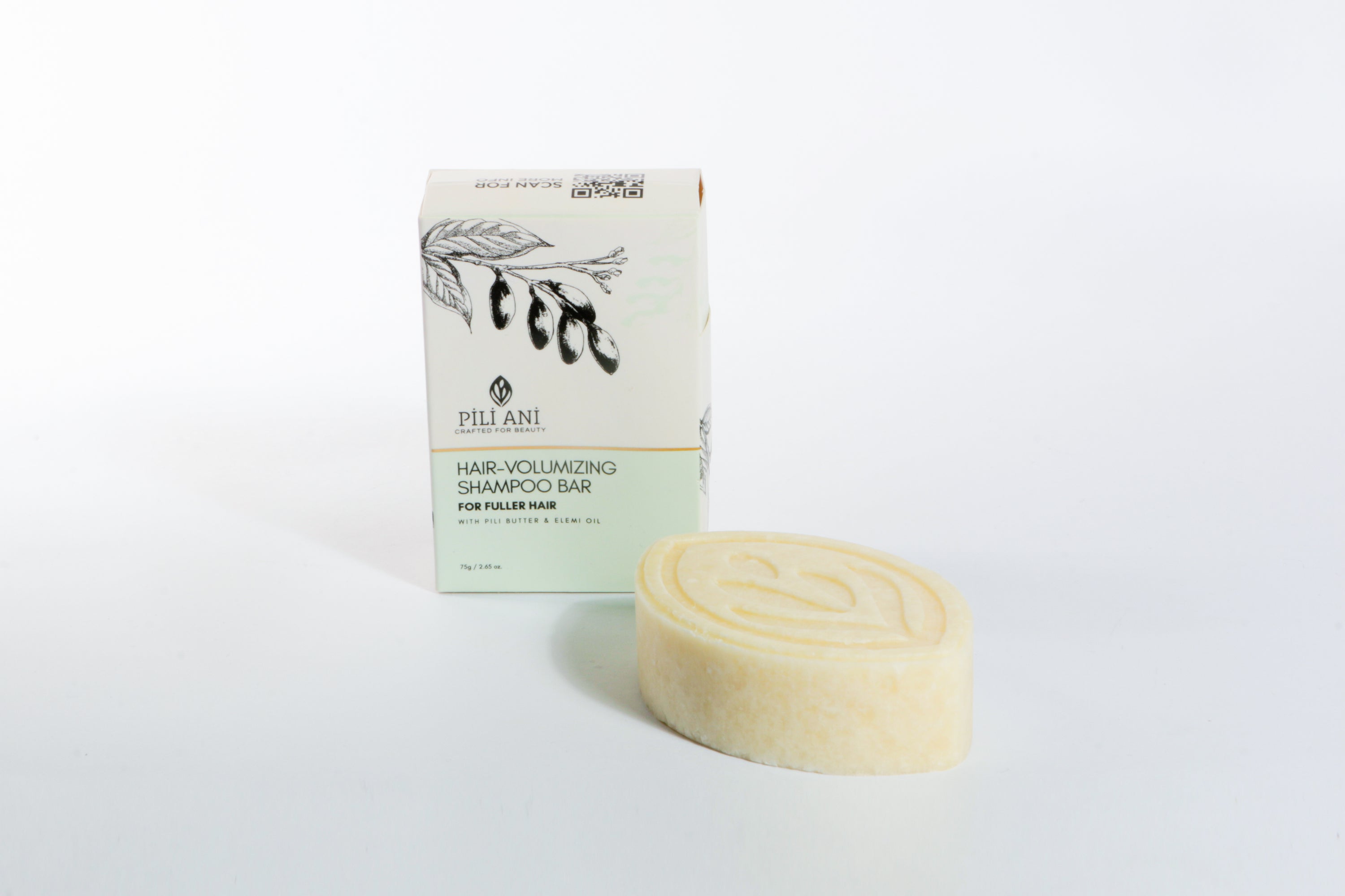 Pili Ani Hair-Volumizing Shampoo Bar 75g