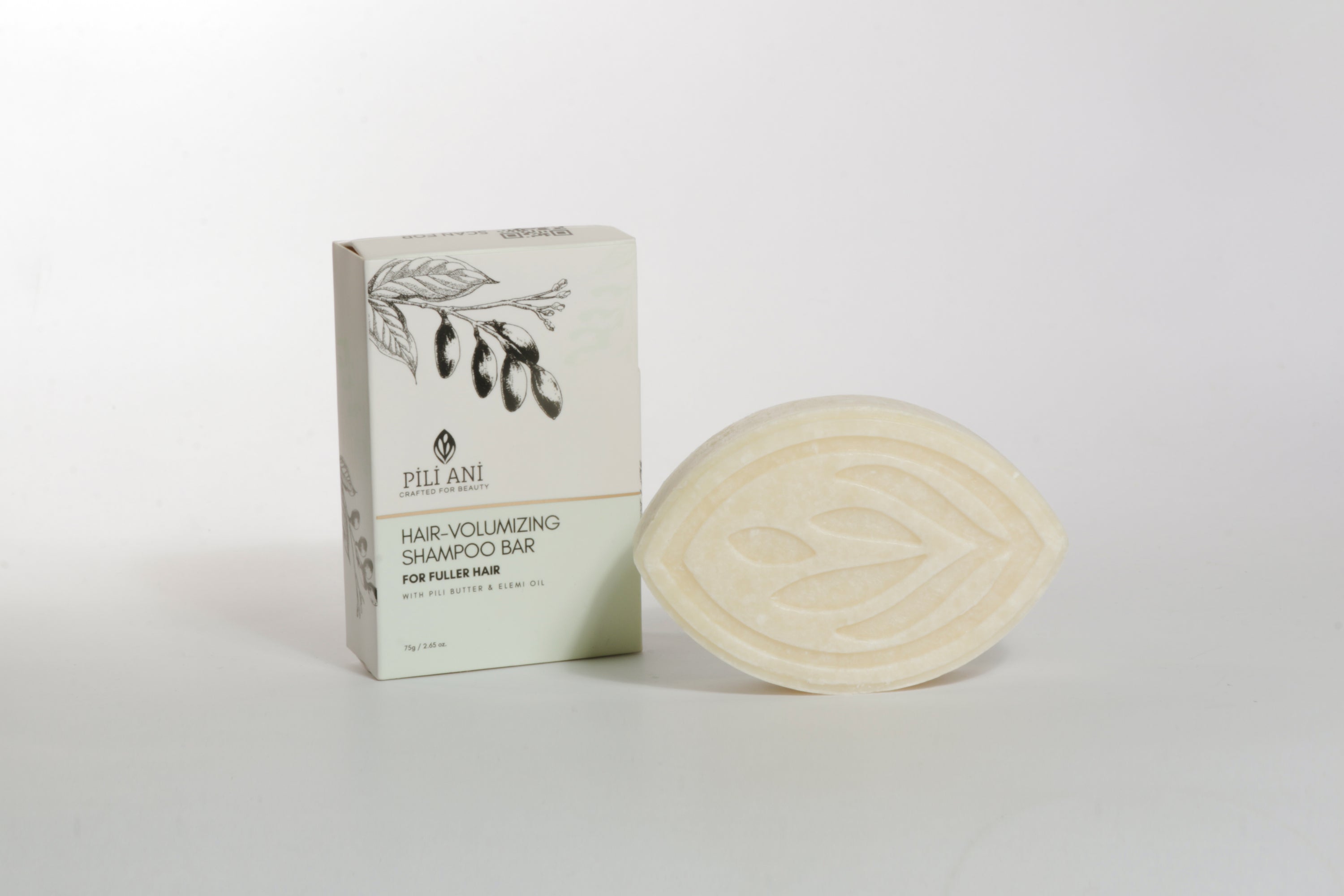 Pili Ani Hair-Volumizing Shampoo Bar 75g