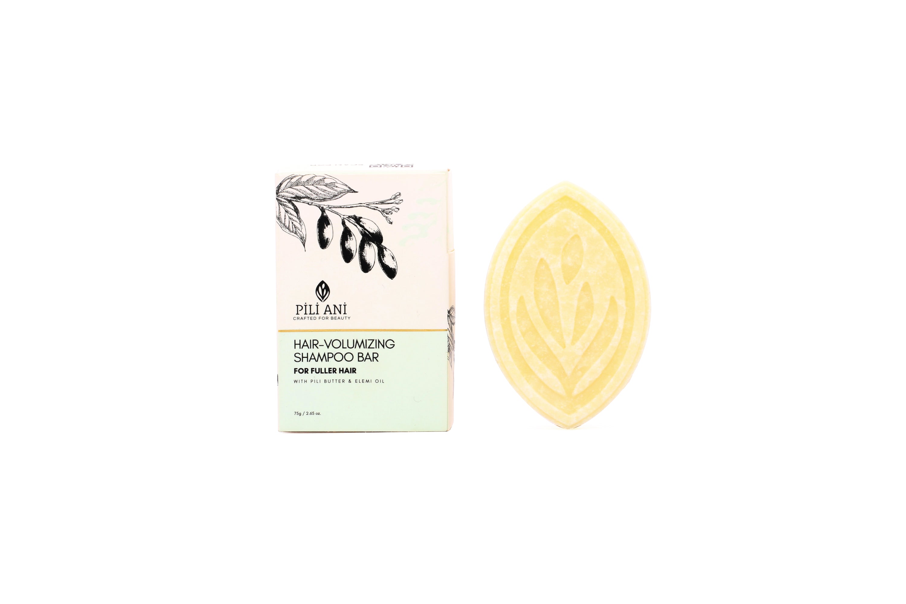 Pili Ani Hair-Volumizing Shampoo Bar 75g