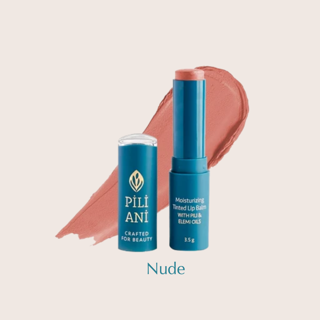 Moisturizing Tinted Pili Lip Butter, Tinted lip butter, Moisturizing lip balm, Pili oil lip butter, Natural lip butter