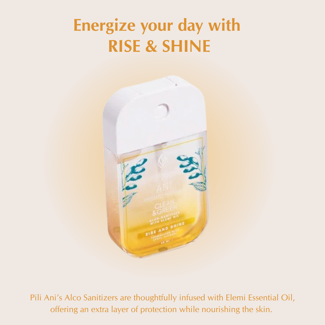 Clean & Green Alco-Sanitizer - Rise & Shine 50ml