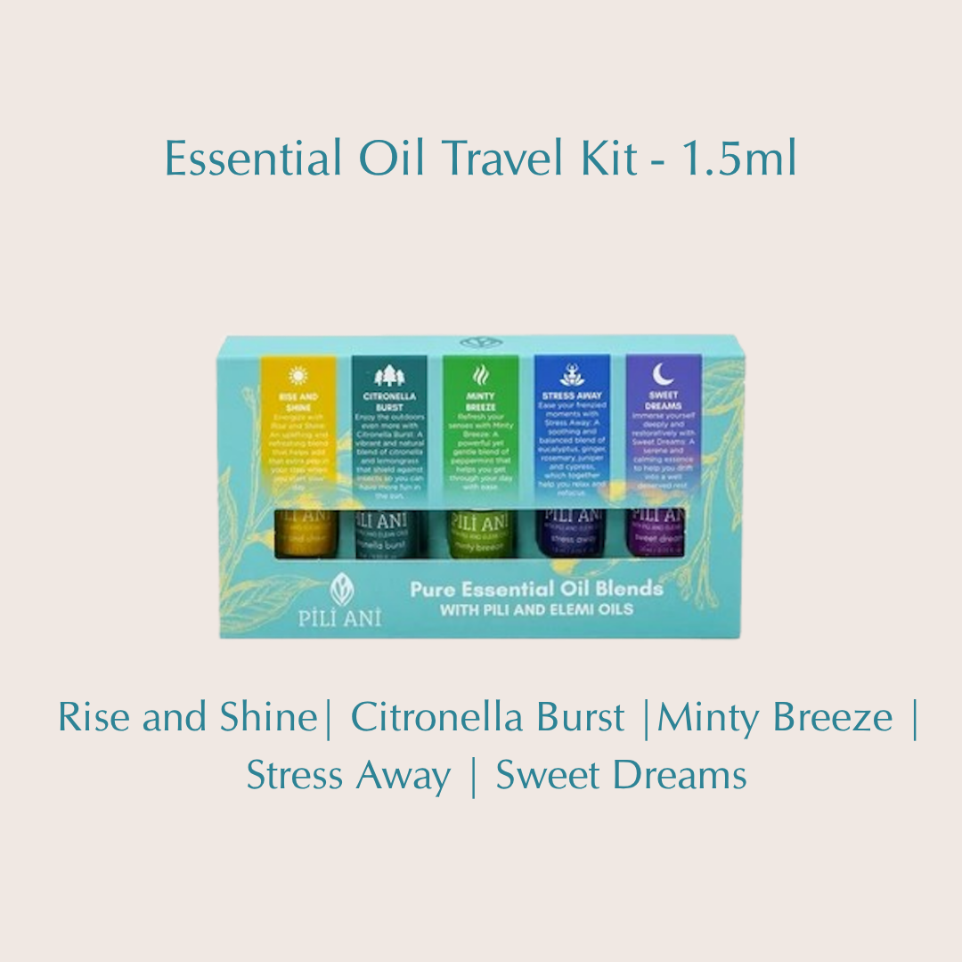 Essential Oil Travel Kit 1.5ml | Pili Ani
