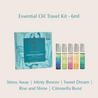 Essential Oil Travel Kit, Essential oil travel set, Aromatherapy travel kit, Essential oil roller set, Essential oils