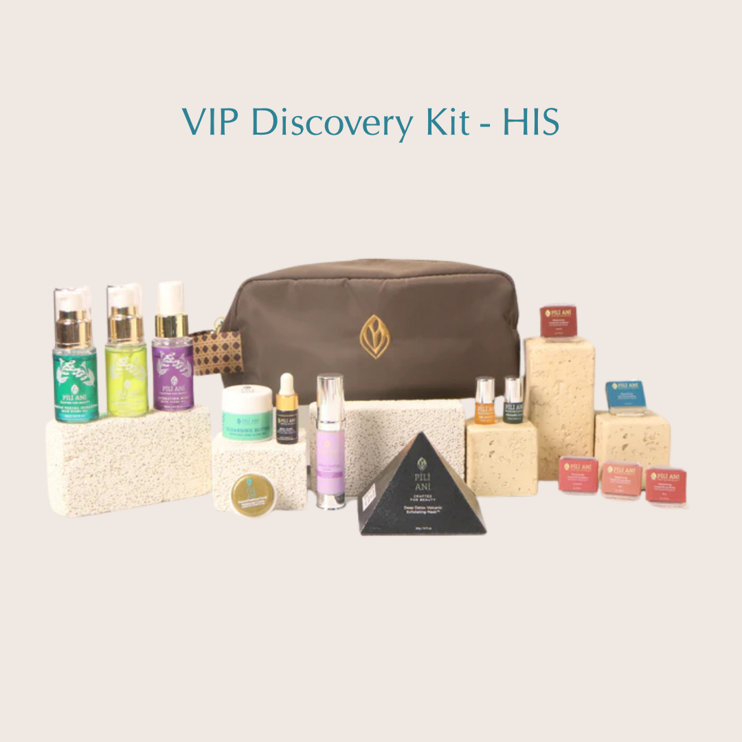 Pili Ani VIP Discovery Kit – includes facial oil, cream, and mini skincare essentials