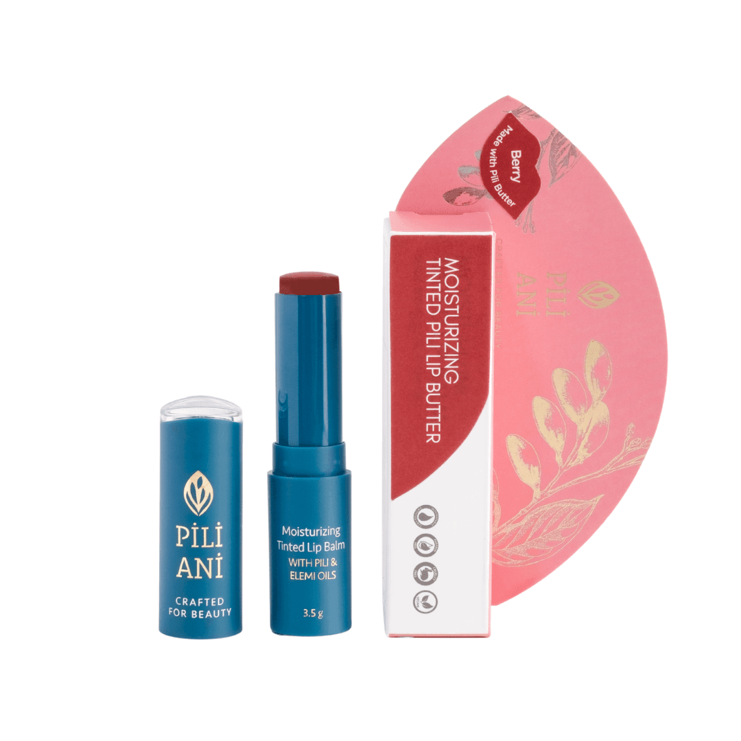 Moisturizing Tinted Pili Lip Butter, Tinted lip butter, Moisturizing lip balm, Pili oil lip butter, Natural lip butter