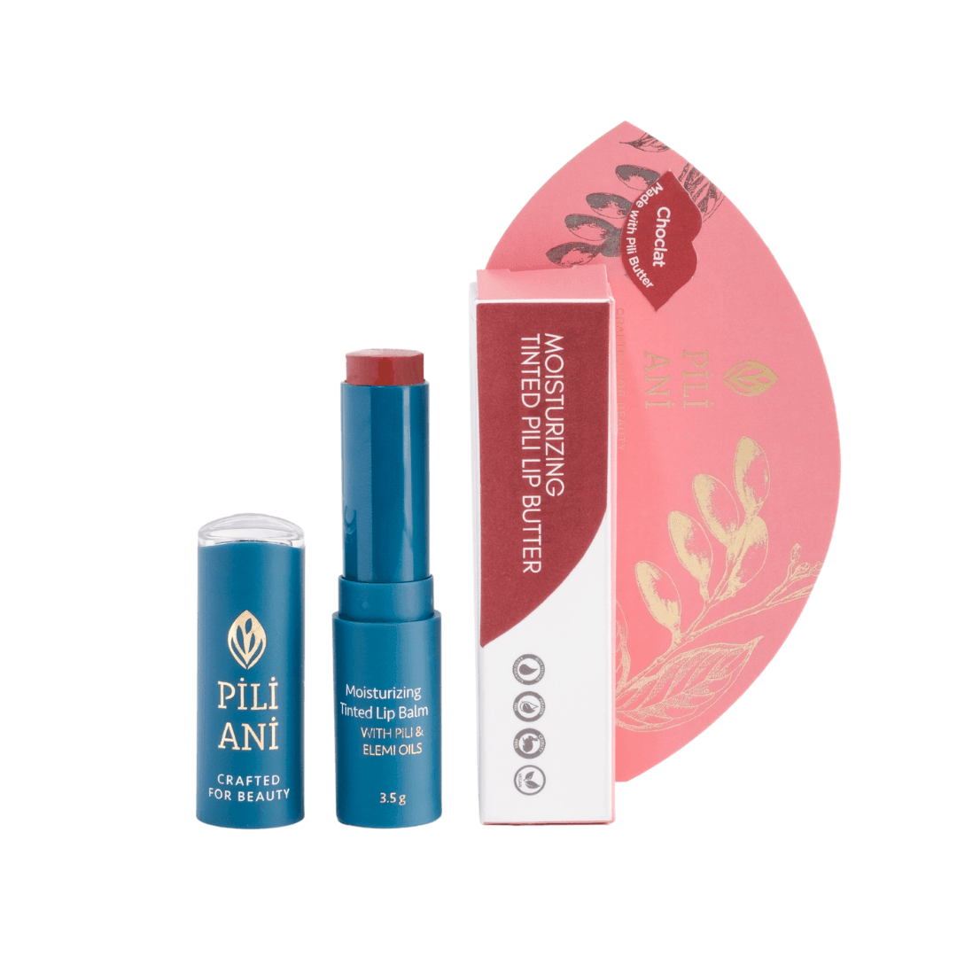 Moisturizing Tinted Pili Lip Butter, Tinted lip butter, Moisturizing lip balm, Pili oil lip butter, Natural lip butter