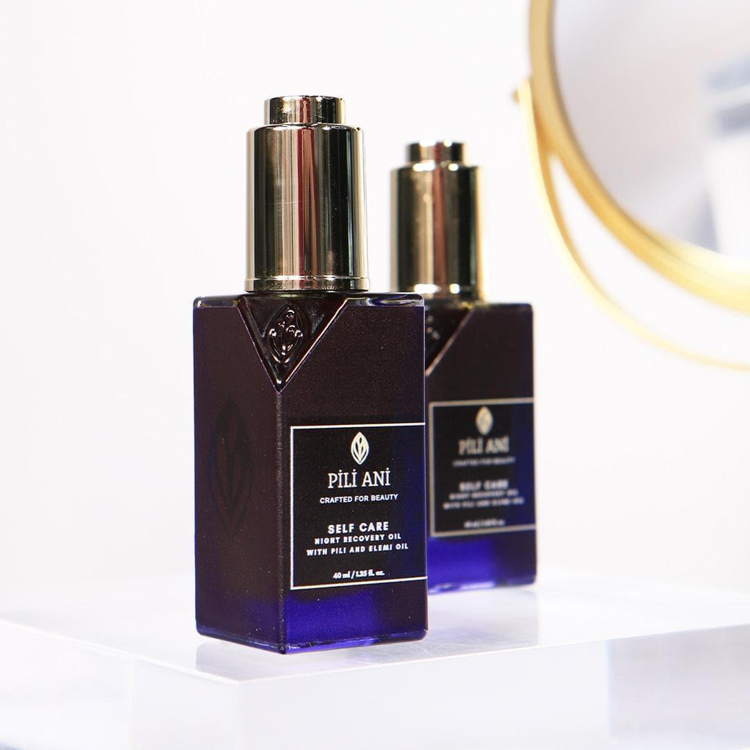 Rejuvenating night oil with antioxidants, Facial oil that repairs skin overnight, Non-greasy face oil for bedtime routine, Deep repair oil for night skincare, Self-care oil for night-time glow